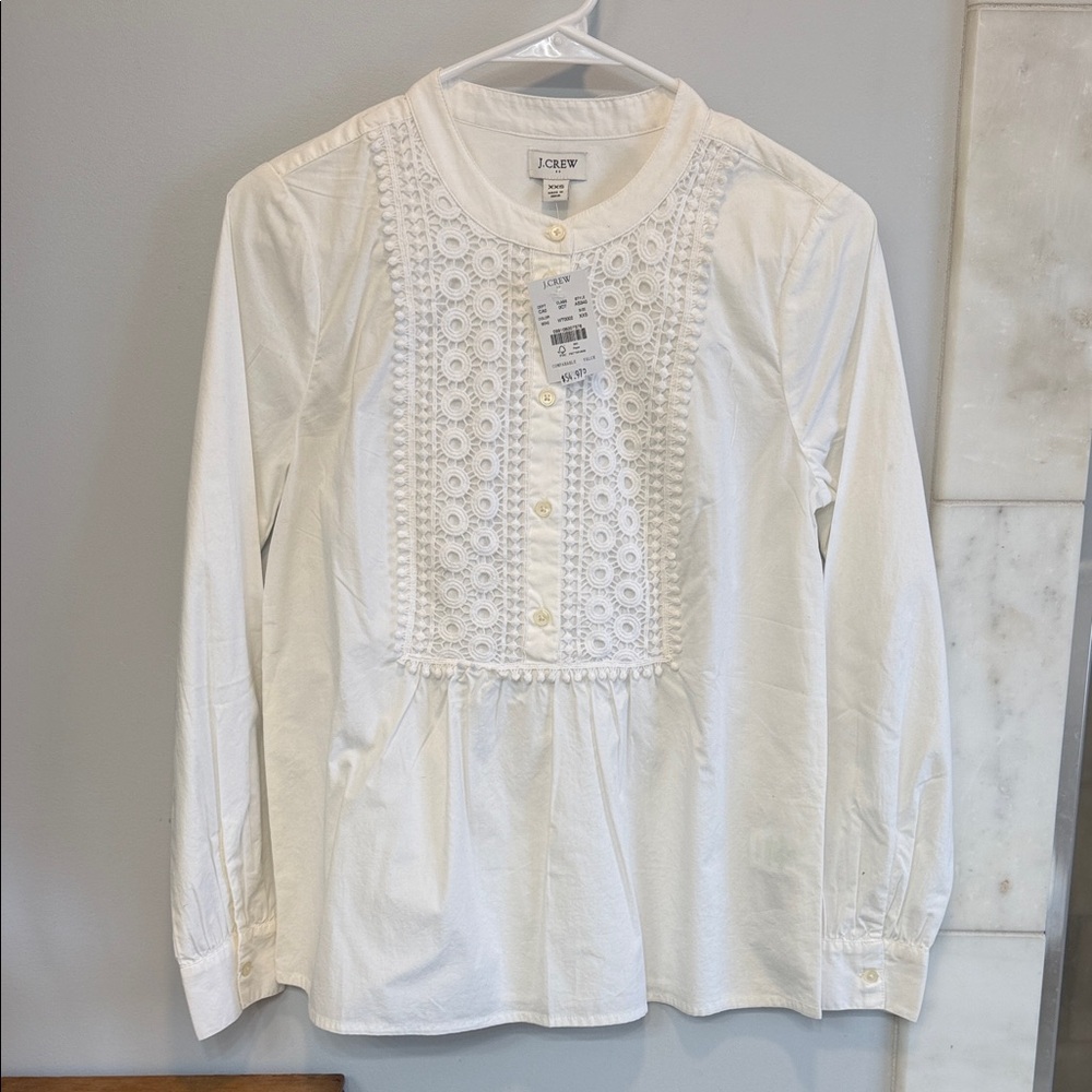 J. Crew | White Blouse